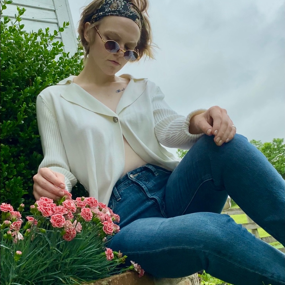 Button fly jeans